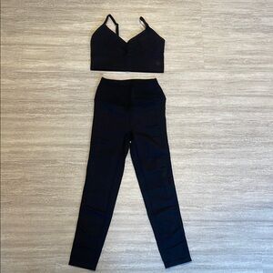 Women's Black Two-Piece Set